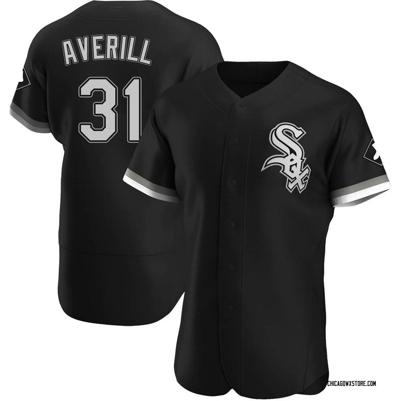 Earl Averill Men's Chicago White Sox Alternate Jersey - Black Authentic