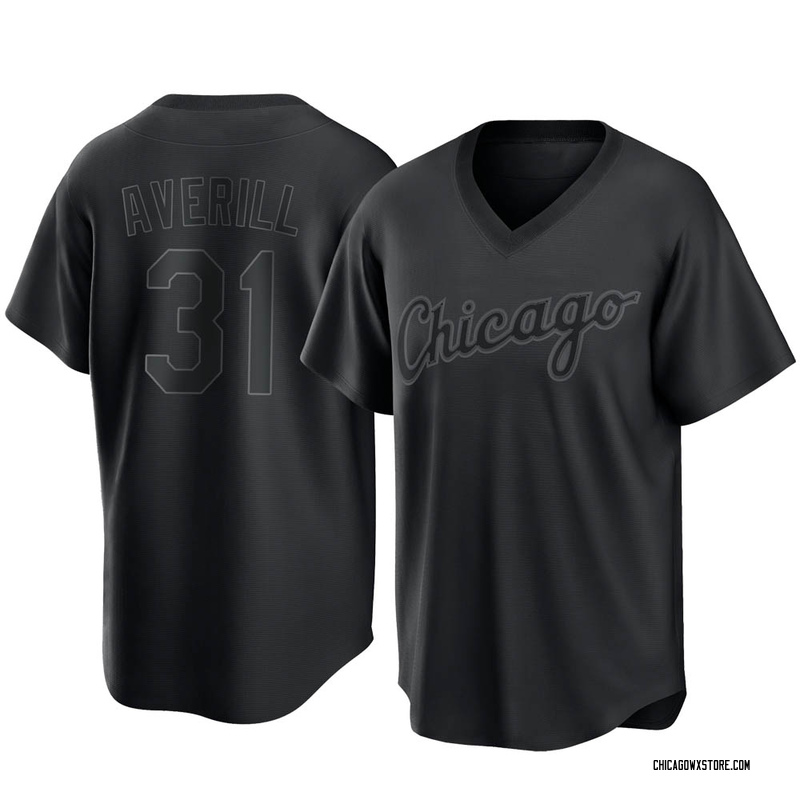 Earl Averill Men's Chicago White Sox Pitch Fashion Jersey - Black Replica