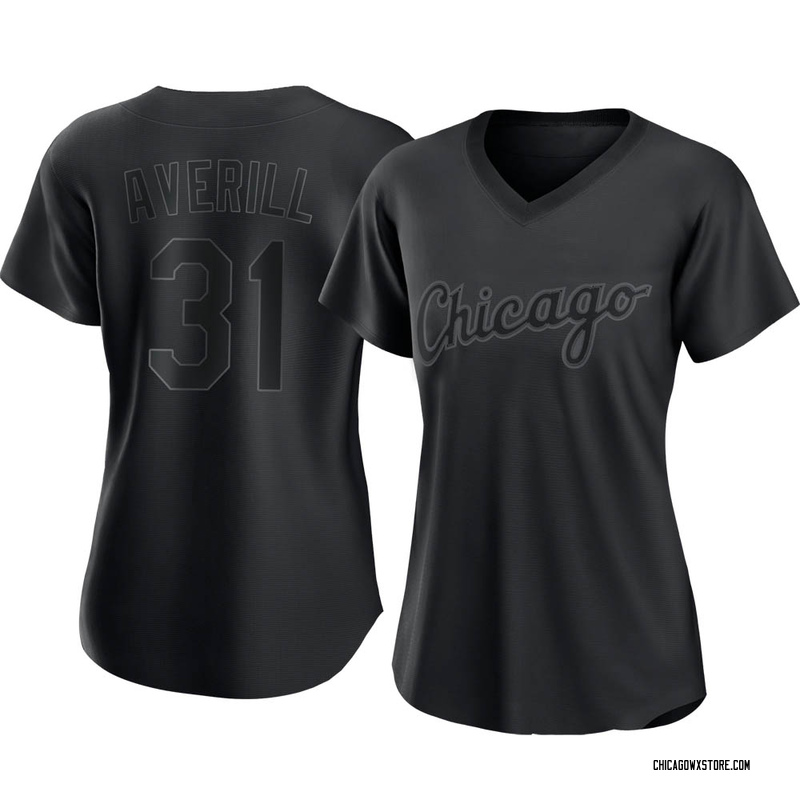 Earl Averill Women's Chicago White Sox Pitch Fashion Jersey - Black Authentic